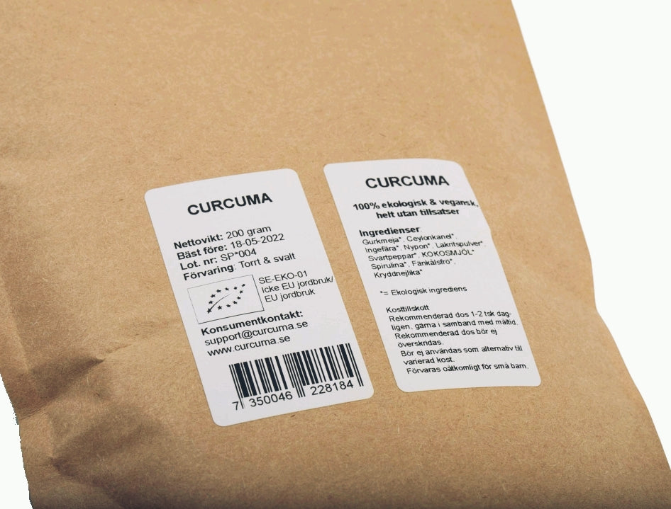 Curcuma ORIGINAL - med mild smak av lakrits
